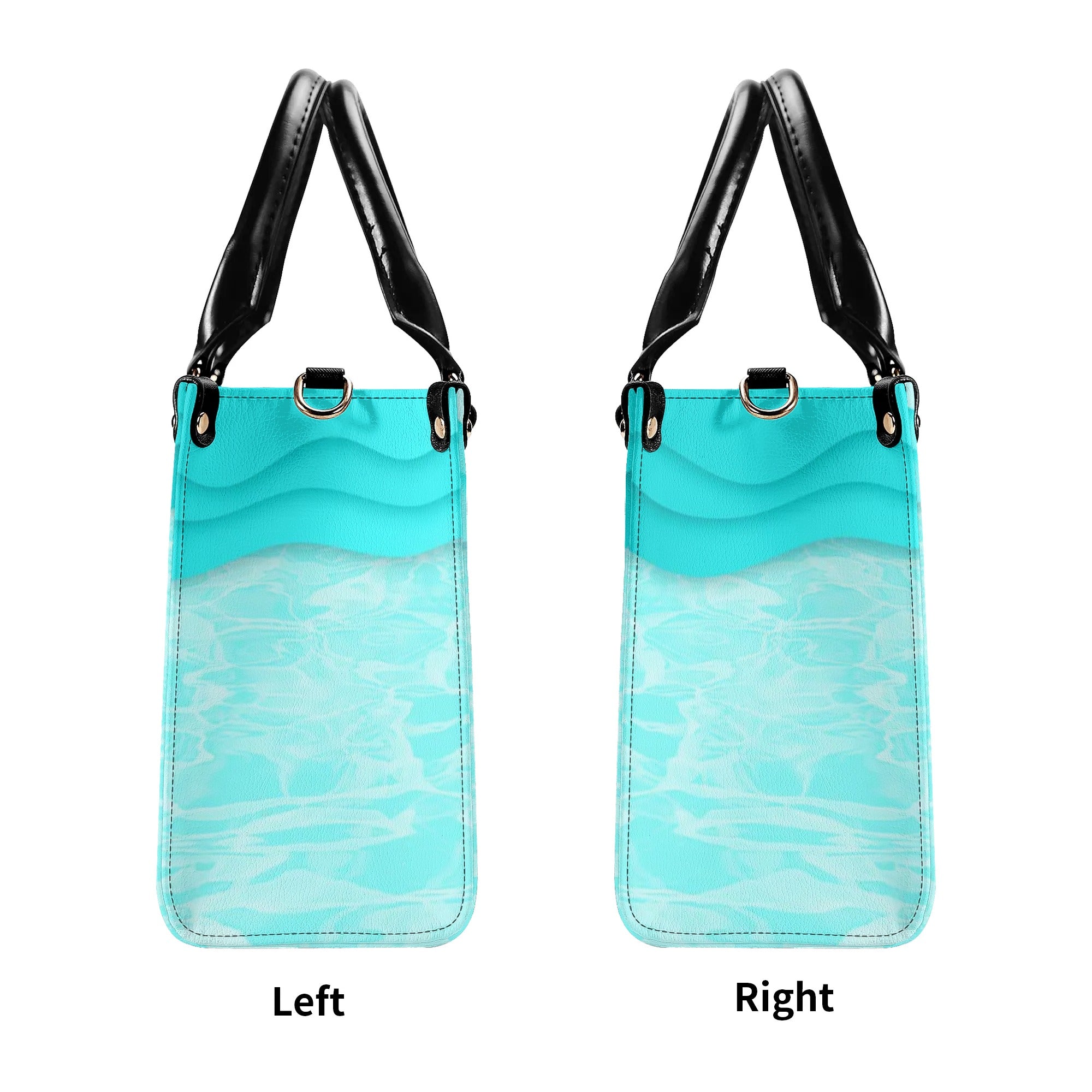 SMELL THE SEA FEEL THE BREEZE LEATHER HANDBAG - YHLN1706242