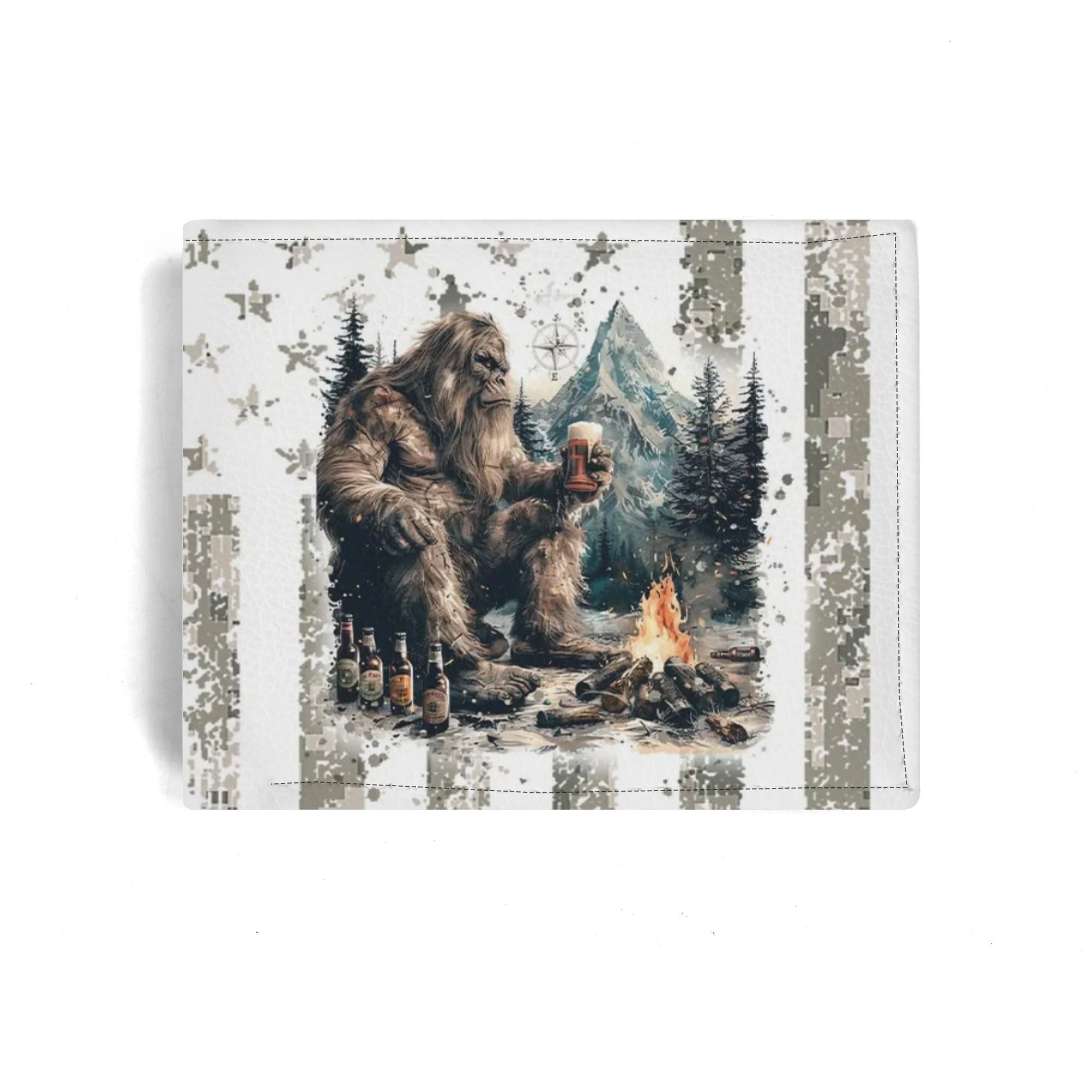 THE CLOSER I GET TO NATURE BIGFOOT LEATHER WALLET - TLNZ0308242