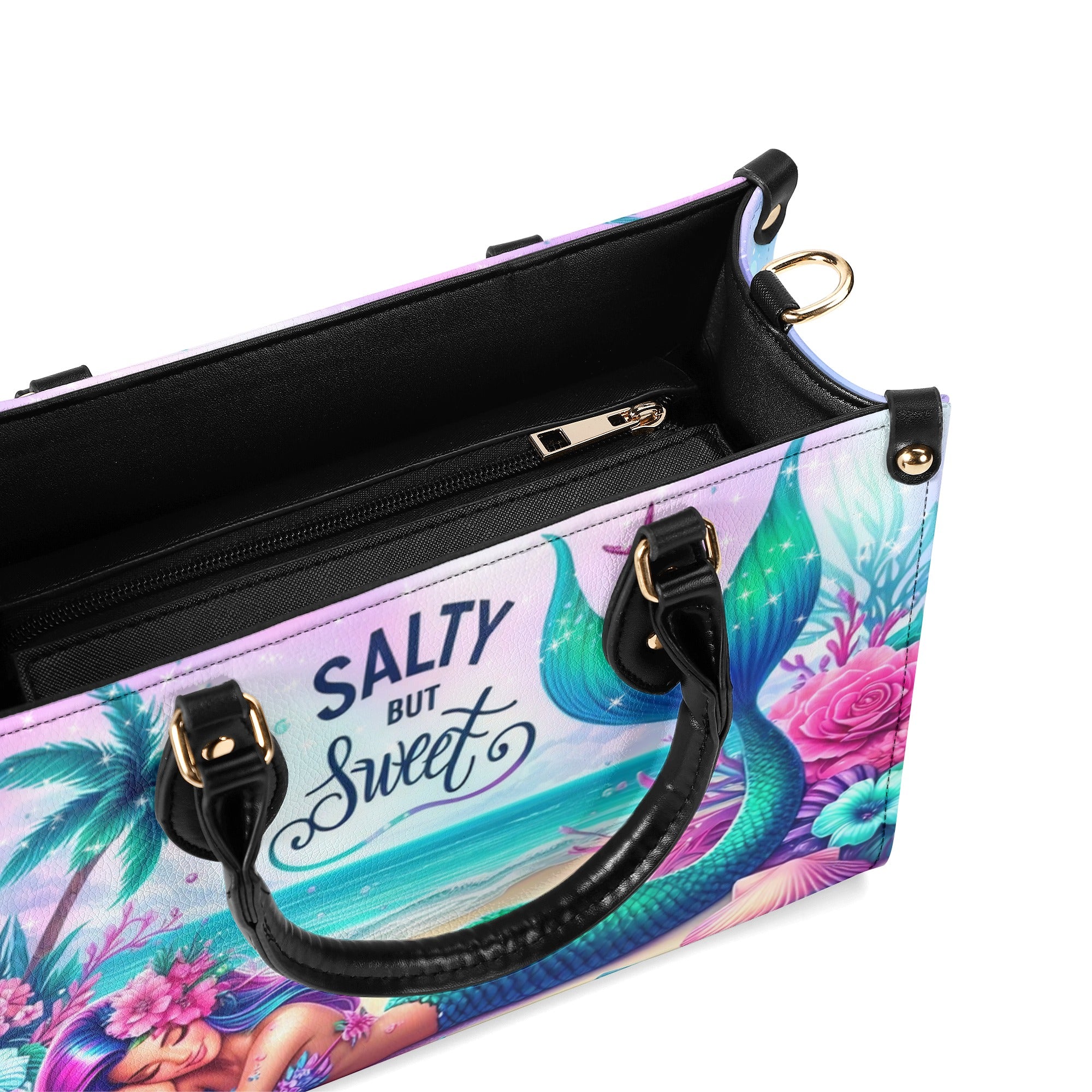 SALTY BUT SWEET MERMAID LEATHER HANDBAG - YHHG2512244