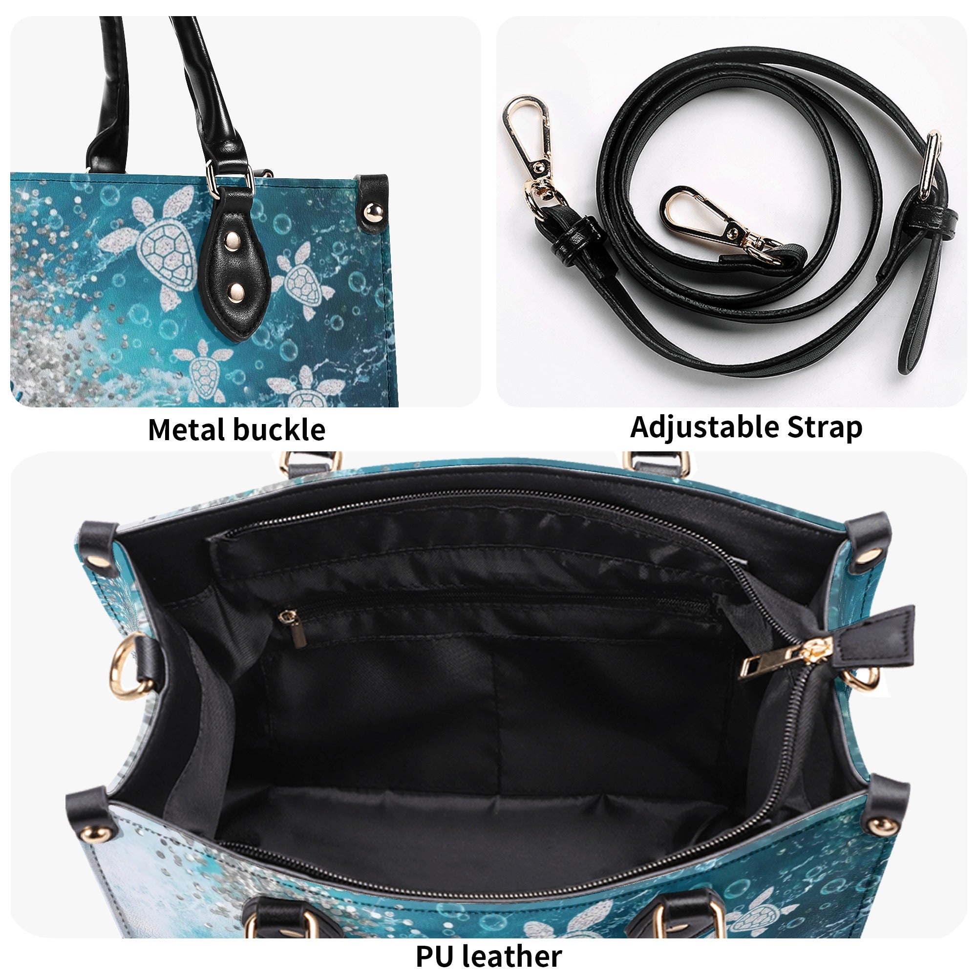 AS FREE AS THE OCEAN LEATHER HANDBAG - YHLN1811244