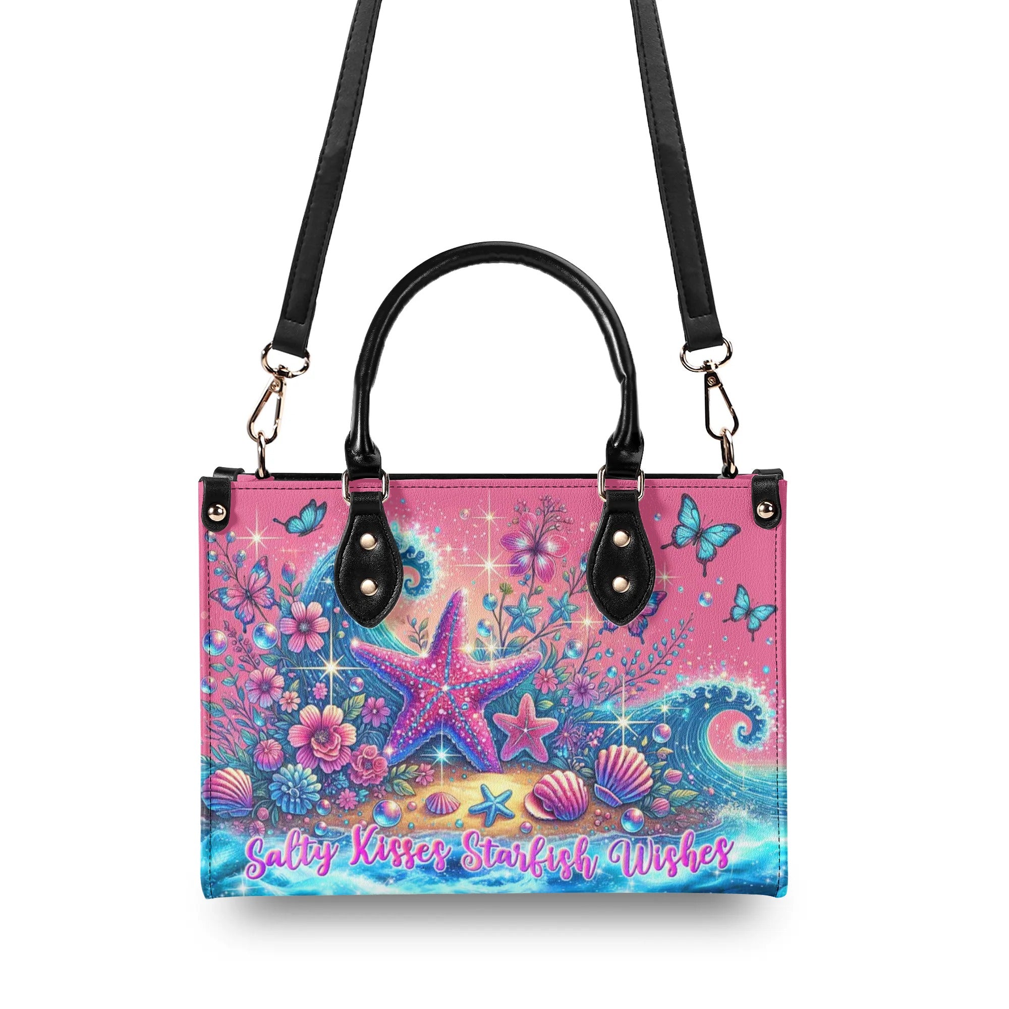 SALTY KISSES STARFISH WISHES LEATHER HANDBAG - TLTW0407243