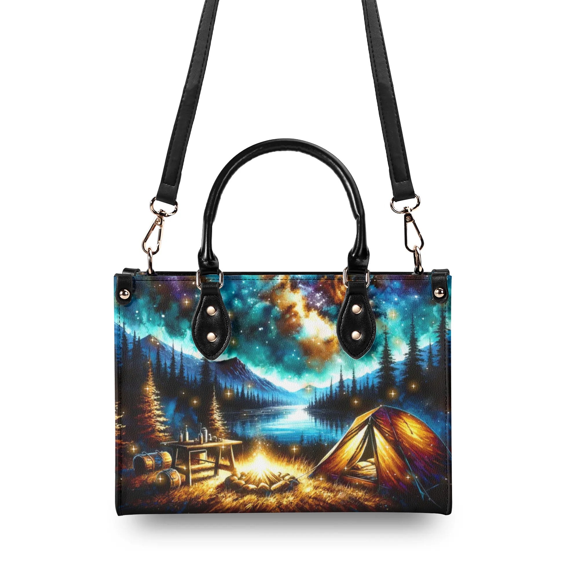 STAR GAZIN' FIRE BLAZIN' LEATHER HANDBAG - YHDU1807241