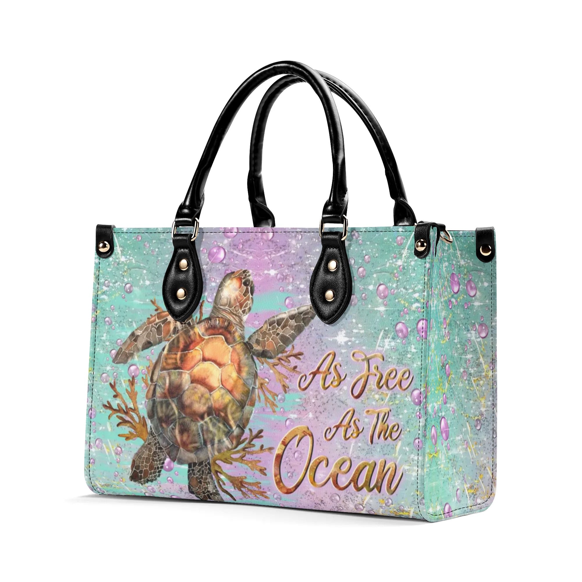 AS FREE AS THE OCEAN LEATHER HANDBAG - YHLN0108244