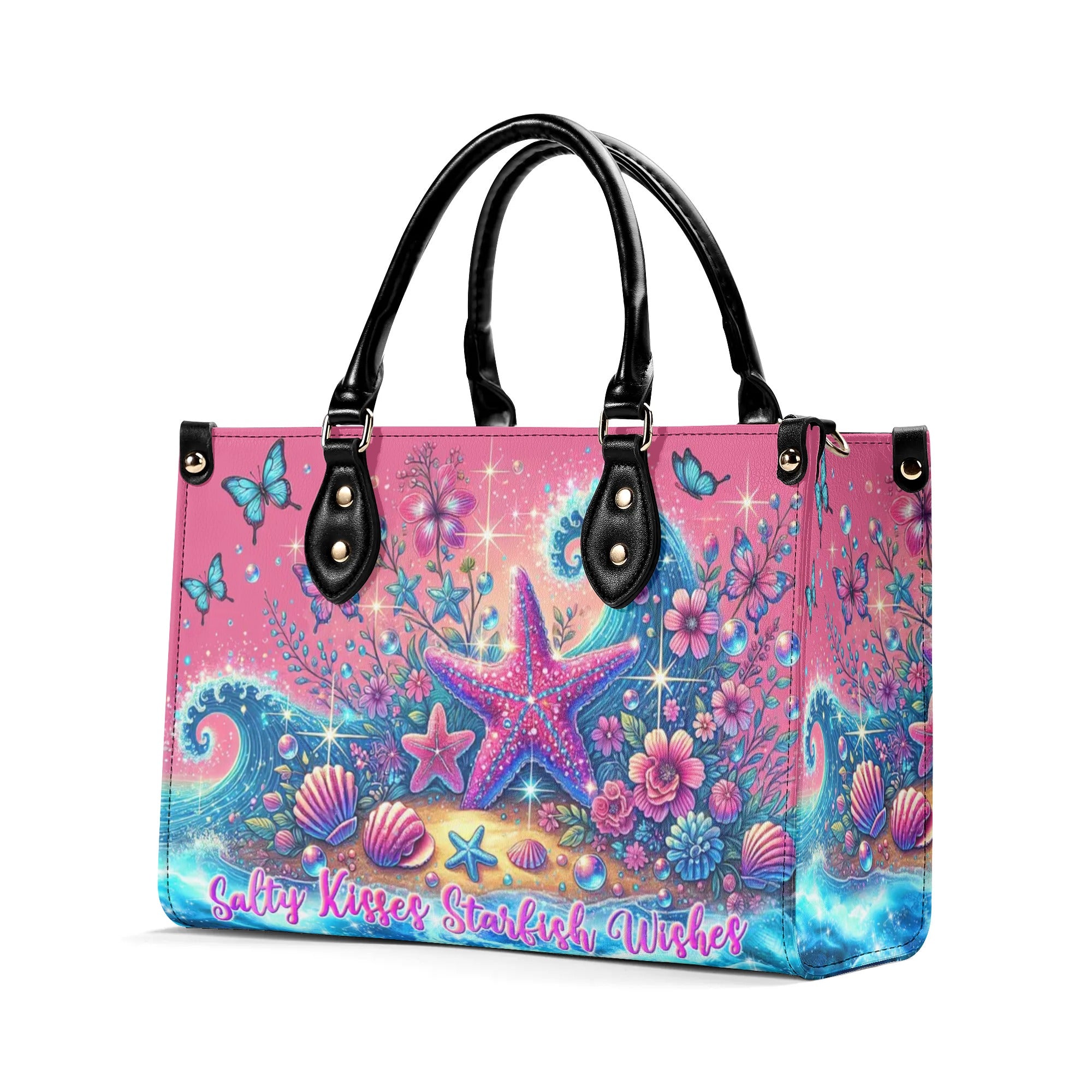 SALTY KISSES STARFISH WISHES LEATHER HANDBAG - TLTW0407243