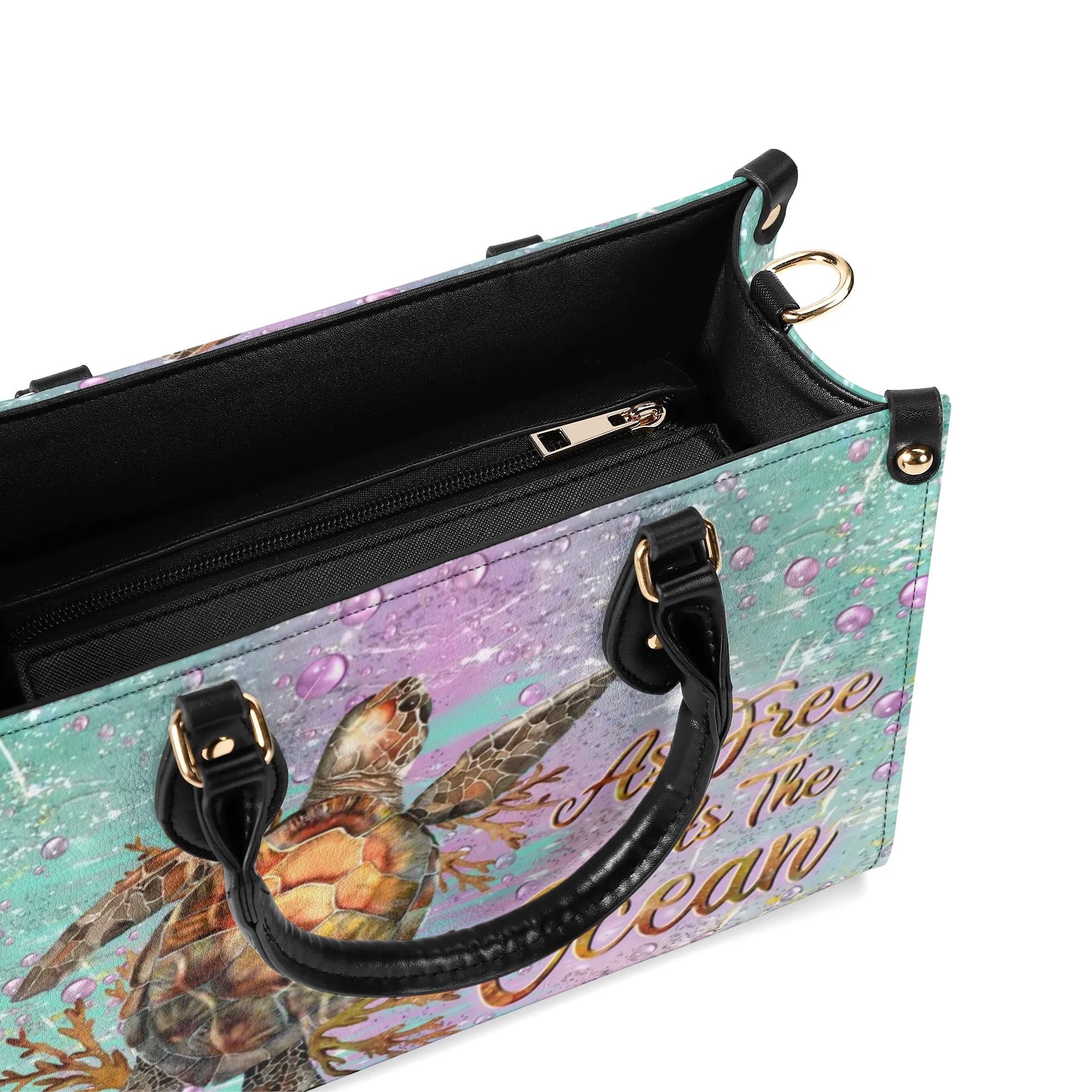 AS FREE AS THE OCEAN LEATHER HANDBAG - YHLN0108244