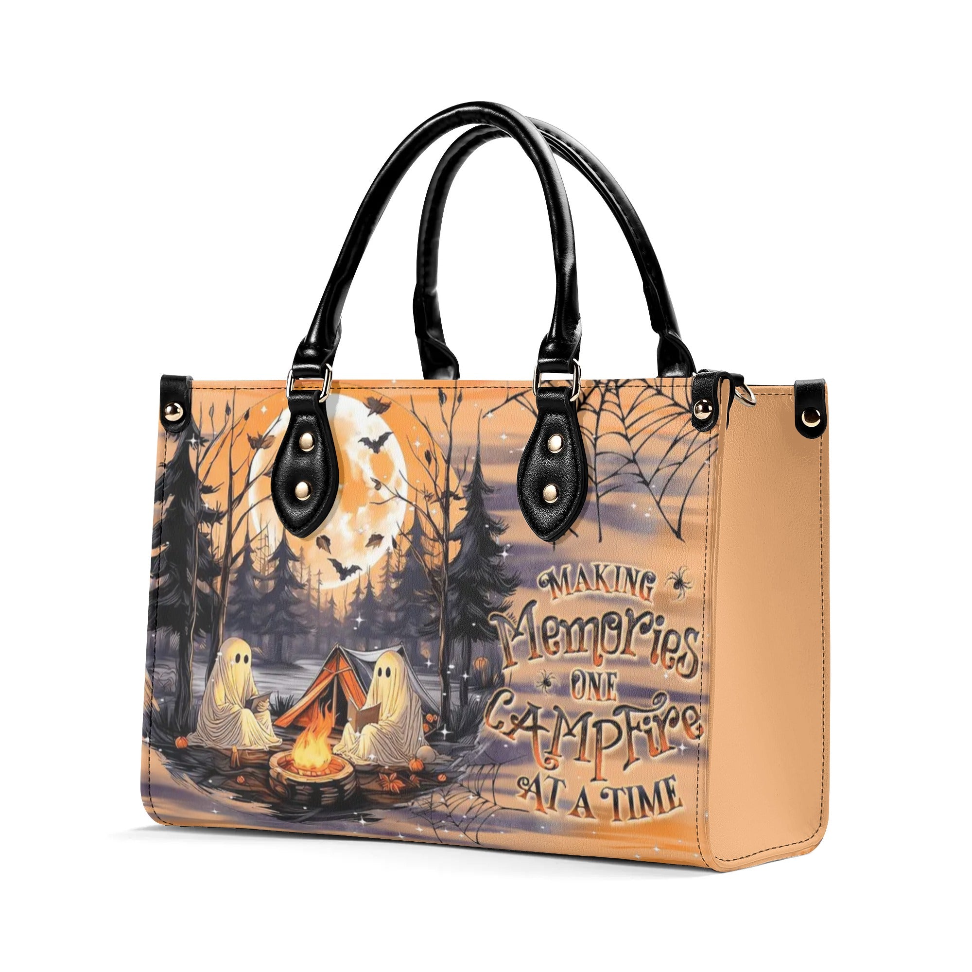 MAKING MEMORIES ONE CAMPFIRE HALLOWEEN LEATHER HANDBAG - YHDU1209243