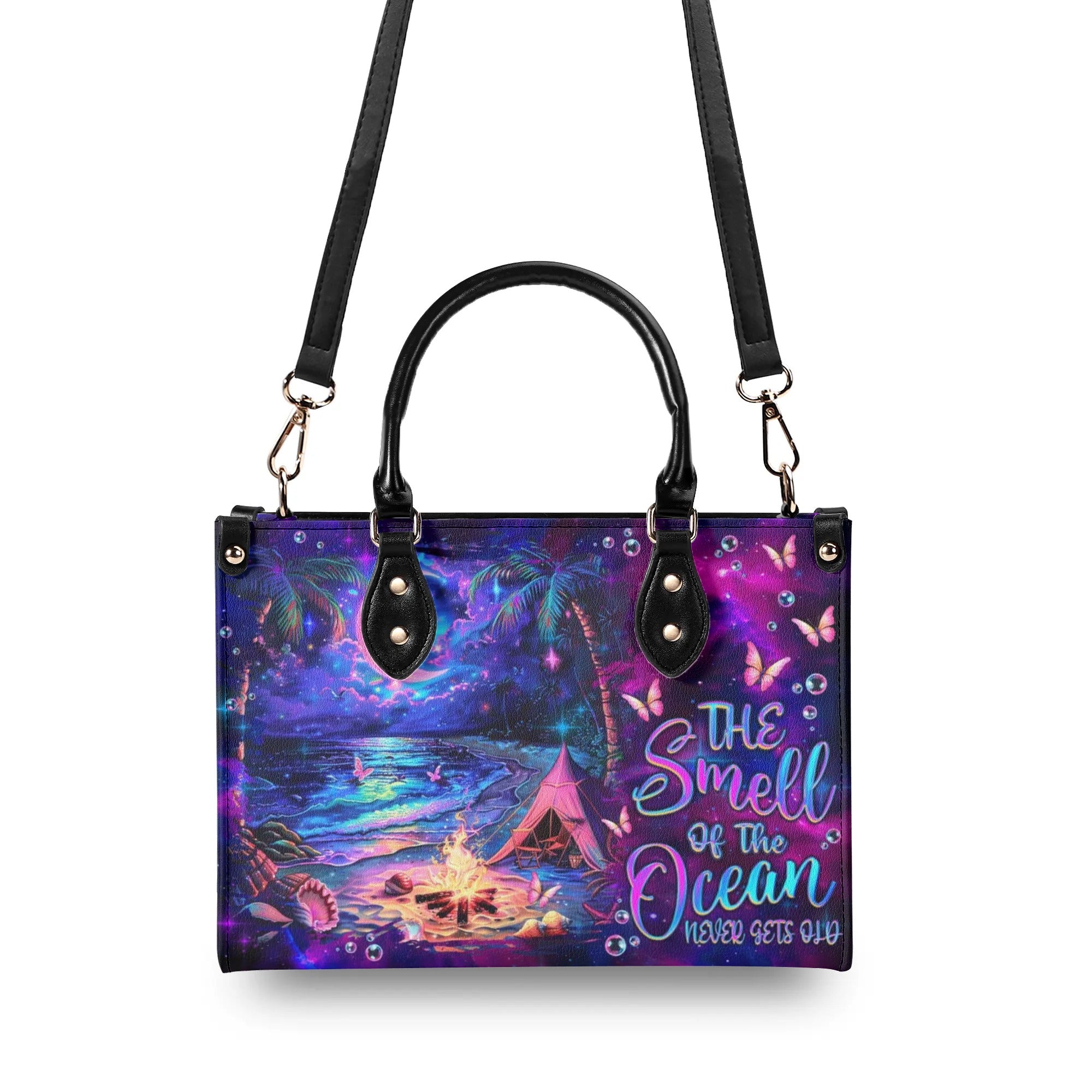 THE SMELL OF THE OCEAN LEATHER HANDBAG - TLNZ2409245