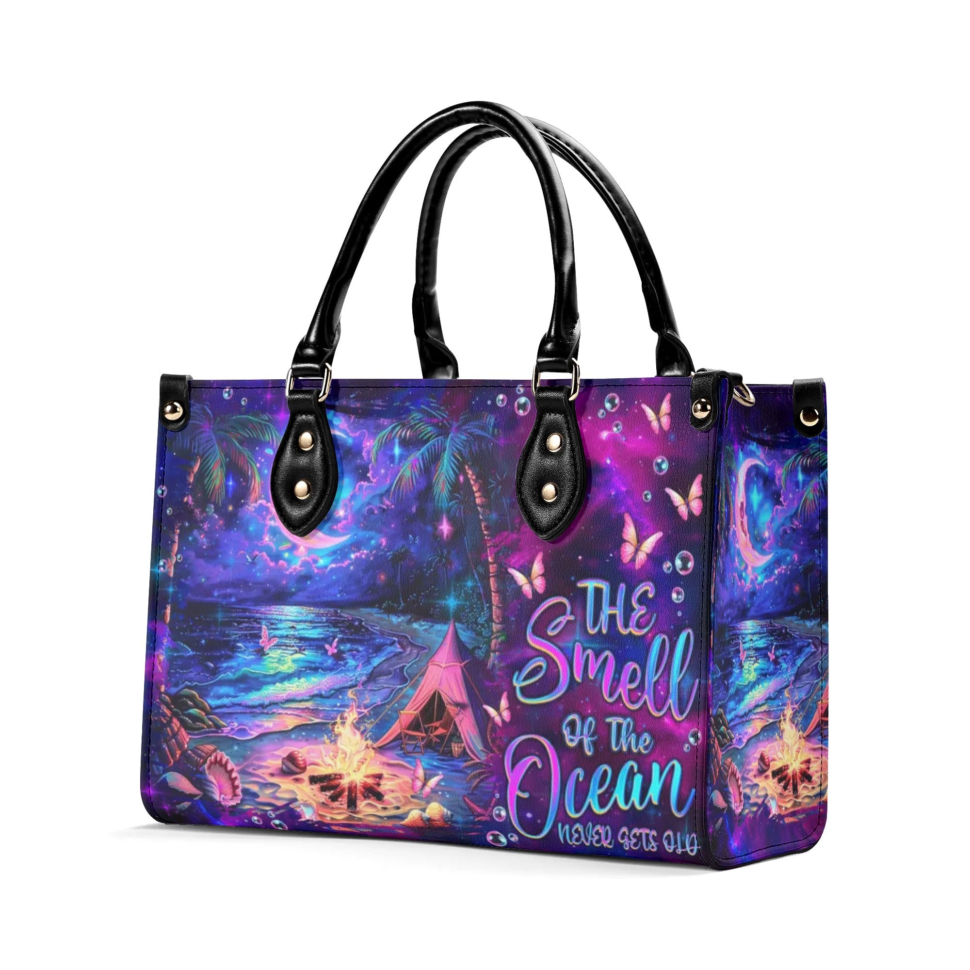 THE SMELL OF THE OCEAN LEATHER HANDBAG - TLNZ2409245