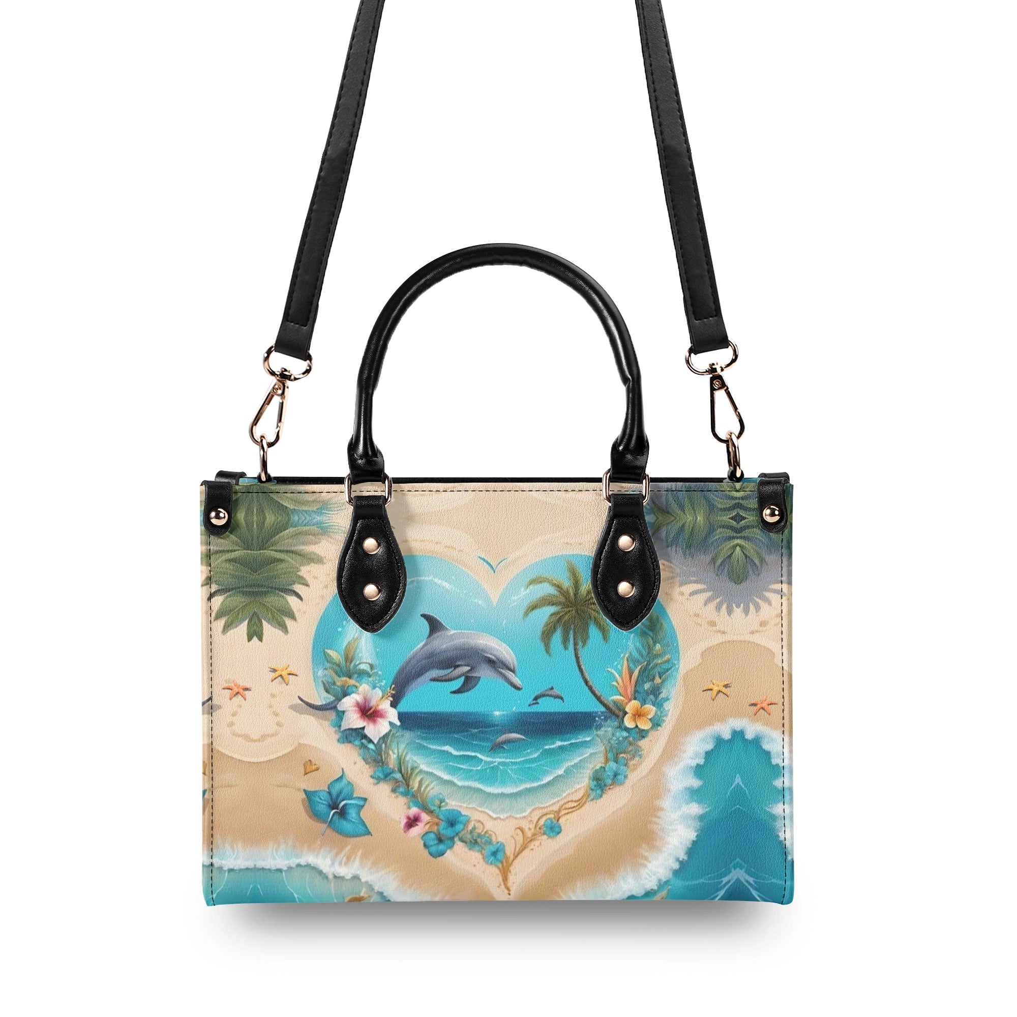 OCEAN DOLPHIN LEATHER HANDBAG - YHHG1712244