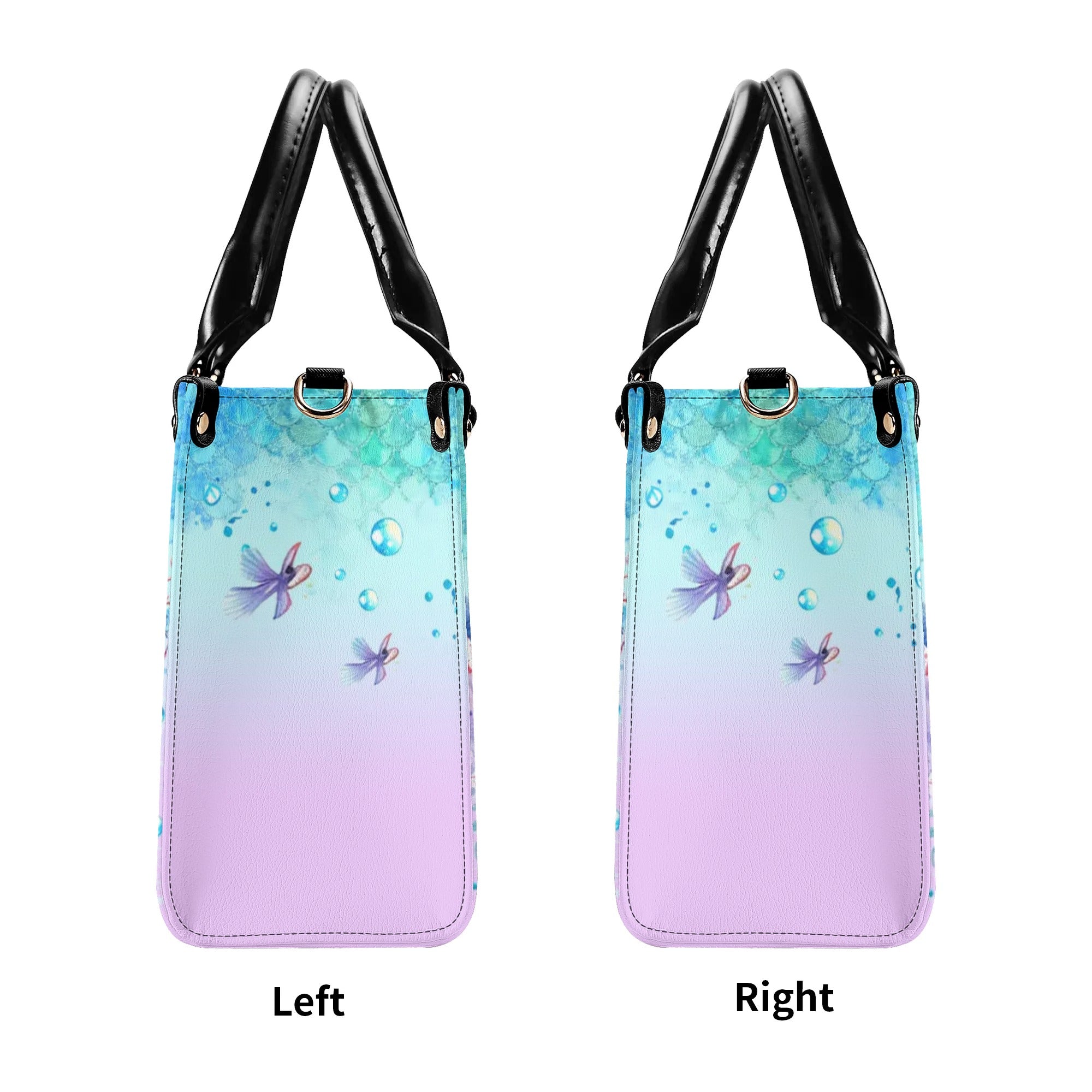 MERMAID KISSES STARFISH WISHES LEATHER HANDBAG - TLTW0306243