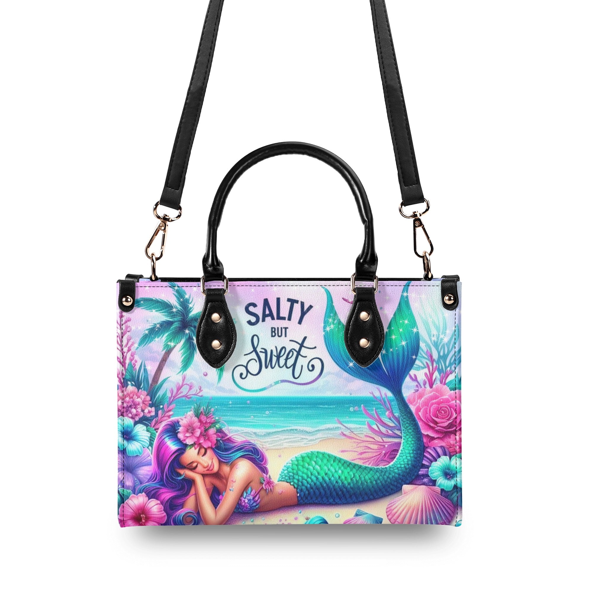 SALTY BUT SWEET MERMAID LEATHER HANDBAG - YHHG2512244