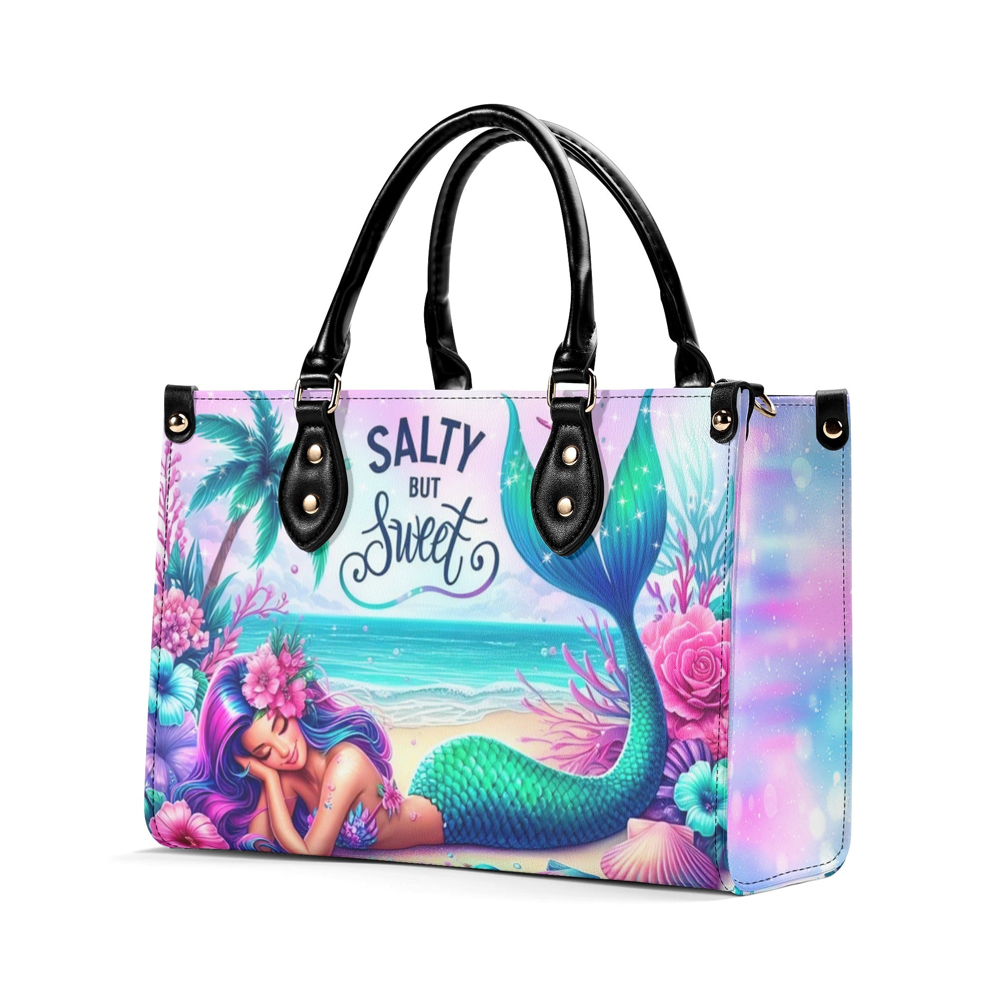 SALTY BUT SWEET MERMAID LEATHER HANDBAG - YHHG2512244