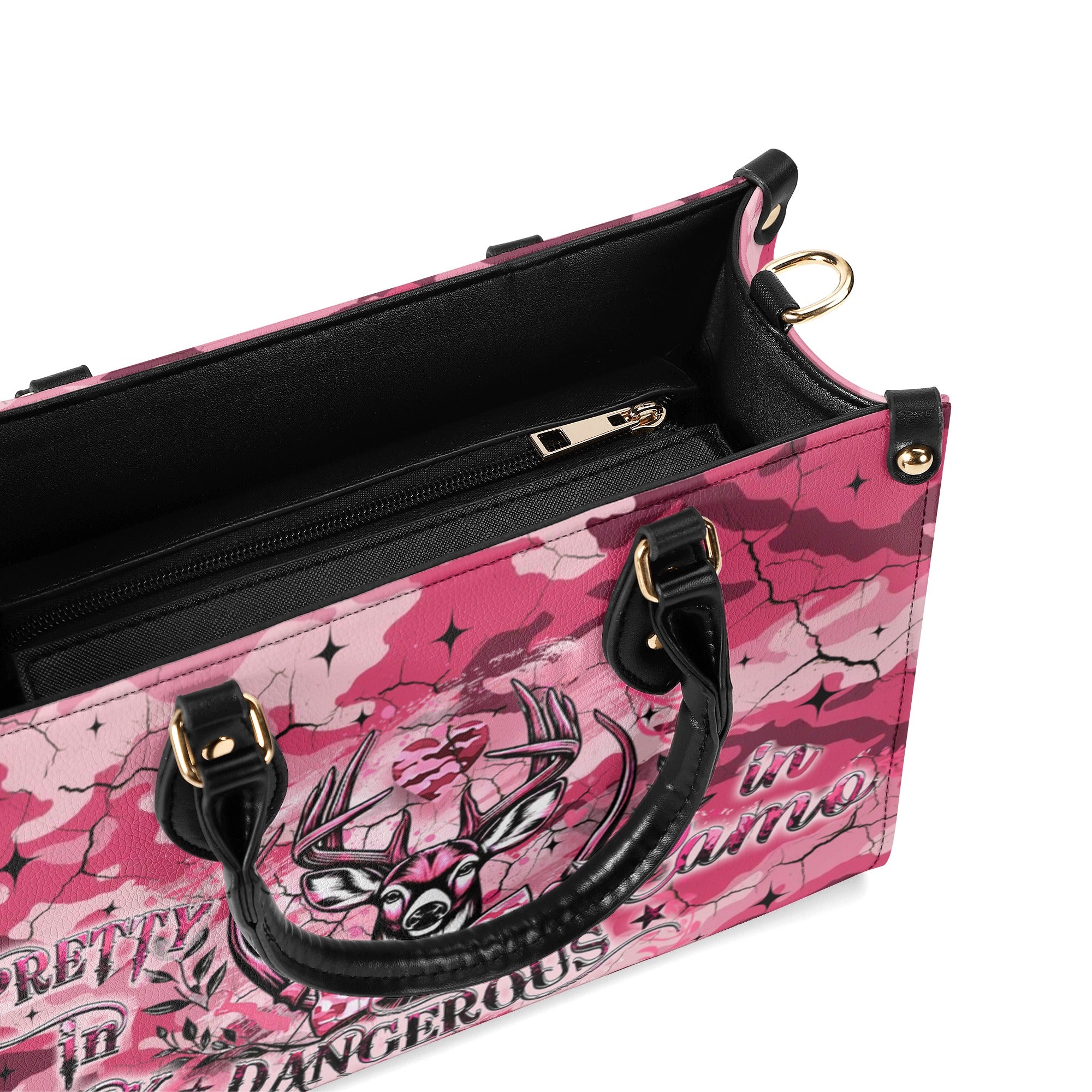 PRETTY IN PINK LEATHER HANDBAG - YHLT0611244