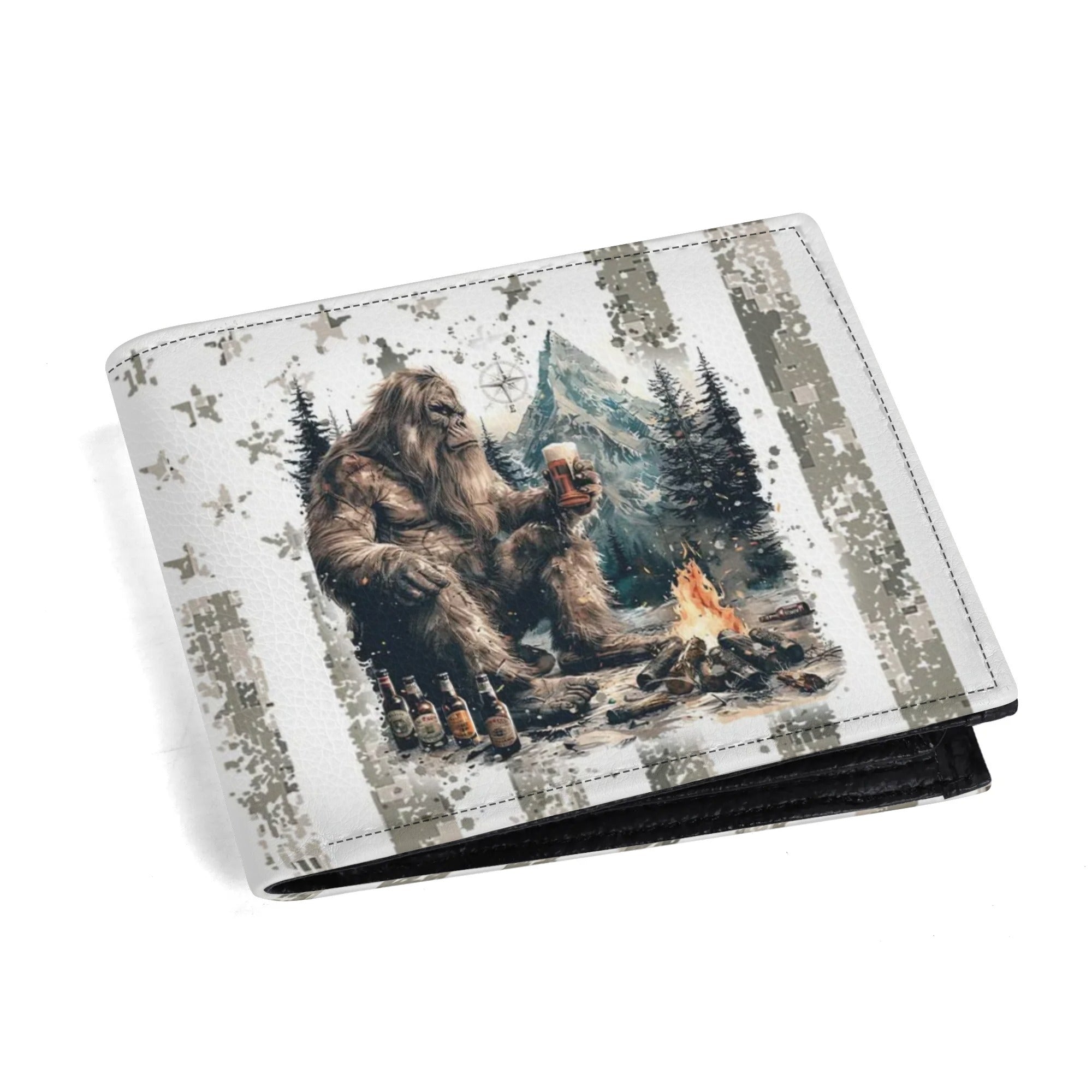 THE CLOSER I GET TO NATURE BIGFOOT LEATHER WALLET - TLNZ0308242