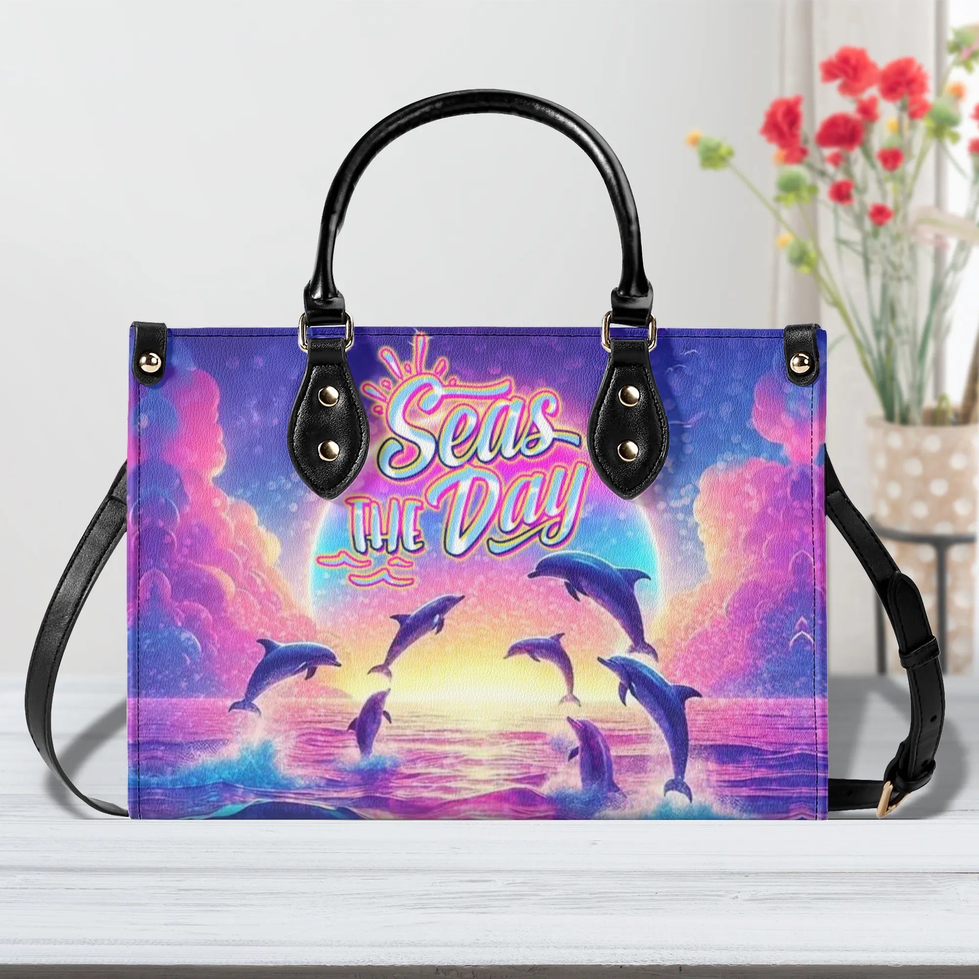 SEAS THE DAY LEATHER HANDBAG - YHDU0307244