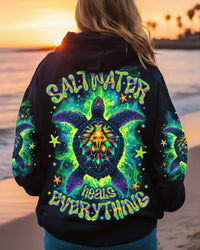 SALTWATER HEALS EVERYTHING TURTLE ALL OVER PRINT - TLNO2912252