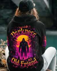 HELLO DARKNESS MY OLD FRIEND BIGFOOT ALL OVER PRINT - TLNO0311251