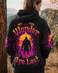 NOT ALL WHO WANDER ARE LOST BIGFOOT  COMPASS ALL OVER PRINT - TLNO2411251