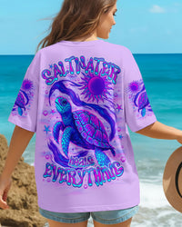 SALTWATER HEALS EVERYTHING TURTLE ALL OVER PRINT - TLNO0512251