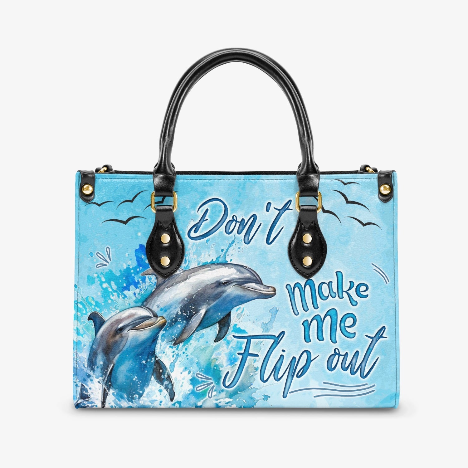 DON'T MAKE ME FLIP OUT LEATHER HANDBAG - TYQY2203244