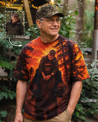 PERSONALIZED BIGFOOT AT SUNSET ALL OVER PRINT  - TLNO1307262