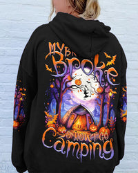 MY BROOM BROKE SO NOW HALLOWEEN CAMPING ALL OVER PRINT - TYTM1508231