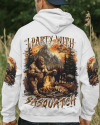 (HOT DEAL) I PARTY WITH SASQUATCH BIGFOOT ALL OVER PRINT - TLLN1111243