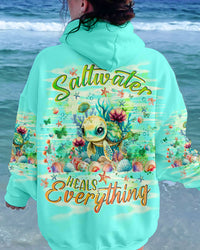 SALTWATER HEALS EVERYTHING SEA TURTLE ALL OVER PRINT - TLNO2511231
