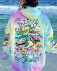 SASSY SINCE BIRTH SALTY BY CHOICE TURTLE ALL OVER PRINT - TLNO1212233