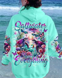 SALTWATER HEALS EVERYTHING TURTLE ALL OVER PRINT - TLNO2812233
