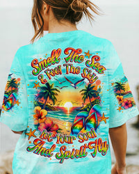 SMELL THE SEA AND FEEL THE SKY ALL OVER PRINT - TLNO2507242