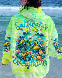 SALTWATER HEALS EVERYTHING TURTLE ALL OVER PRINT - TLNO2711232