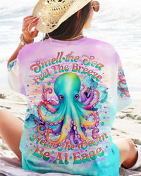 SMELL THE SEA FEEL THE BREEZE OCTOPUS ALL OVER PRINT - TLNO1907242