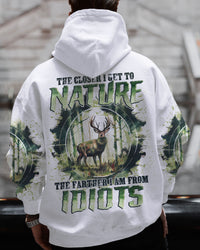 THE CLOSER I GET TO NATURE DEER HUNTING ALL OVER PRINT - TLNO1909236