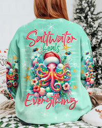 SALTWATER HEALS EVERYTHING OCTOPUS CHRISTMAS ALL OVER PRINT - TLNO2810232