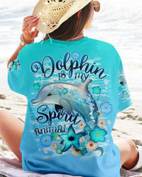 DOLPHIN IS MY SPIRIT ANIMAL ALL OVER PRINT - TLNO1104241