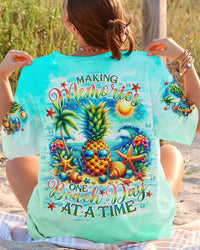 MAKING MEMORIES ONE BEACH DAY AT A TIME PINEAPPLE ALL OVER PRINT - TLNO3005245