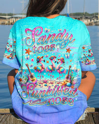 SANDY TOES SUNKISSED NOSE FLAMINGO ALL OVER PRINT - TLNO280623