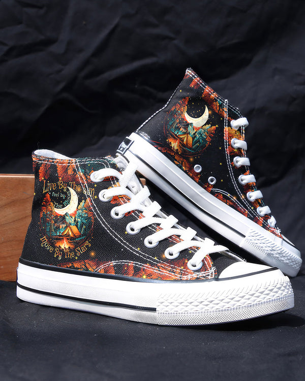 MOVE BY THE STARS HIGH TOP CANVAS SHOES - TYTM2404232