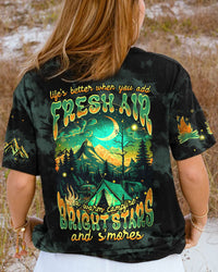 LIFE'S BETTER WHEN YOU ADD FRESH AIR TIE DYE ALL OVER PRINT - TYTM0405232