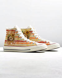 COMPASS OF YOUR SOUL HIGH TOP CANVAS SHOES - TYTM2704231