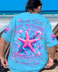 SOME GIRLS ARE JUST BORN STARFISH ALL OVER PRINT - YHDU2603252