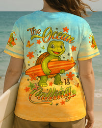 THE OCEAN IS CALLING ALL OVER PRINT - YHDU1805253