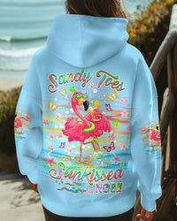 SANDY TOES SUNKISSED NOSE FLAMINGO ALL OVER PRINT - YHDU0302254