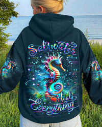 SALTWATER HEALS EVERYTHING SEAHORSE ALL OVER PRINT - YHDU0312243