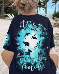 IT'S A BLUE FEELING ALL OVER PRINT - YHDU2606232