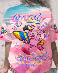 SANDY TOES SUNKISSED NOSE FLAMINGO ALL OVER PRINT - YHDU0107243