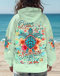 OCEAN LOVER SALTWATER SOUL TURTLE ALL OVER PRINT - YHDU1402253