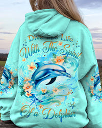 DIVE INTO LIFE WITH THE SPIRIT DOLPHIN ALL OVER PRINT - YHDU0610234
