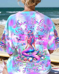 SOME GIRLS ARE JUST BORN MERMAID ALL OVER PRINT - YHDU1405244